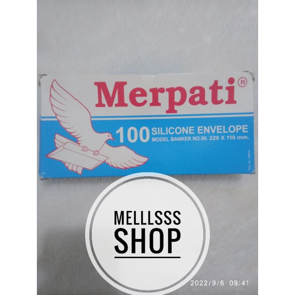 (STOK READY) AMPLOP MERPATI BESAR TIPE 90 (110 MM X 230 MM)