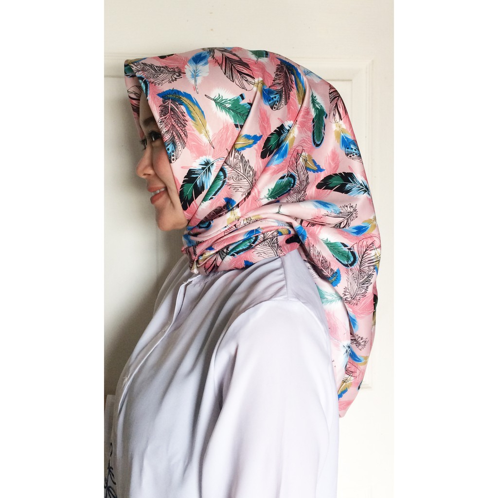 Hijab Square Maxmara Premium Pink
