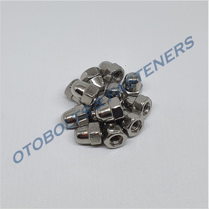 SUS304 Mur Topi M4 Stainless Steel / Cap Nut Stainless