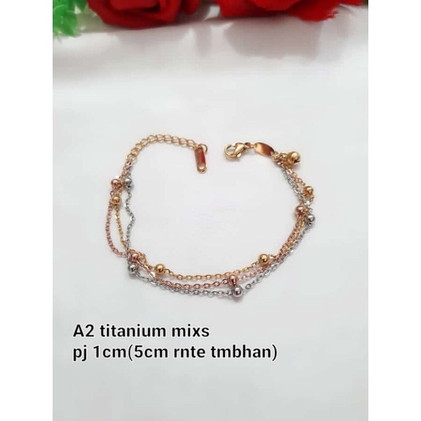 GELANG RANTAI TITANIUM VIRAL
