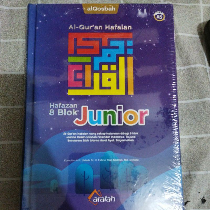 ALQURAN HAFAZAN PERKATA JUNIOR 7 Blok Warna A5 HC (ALQOSBAH) reguler