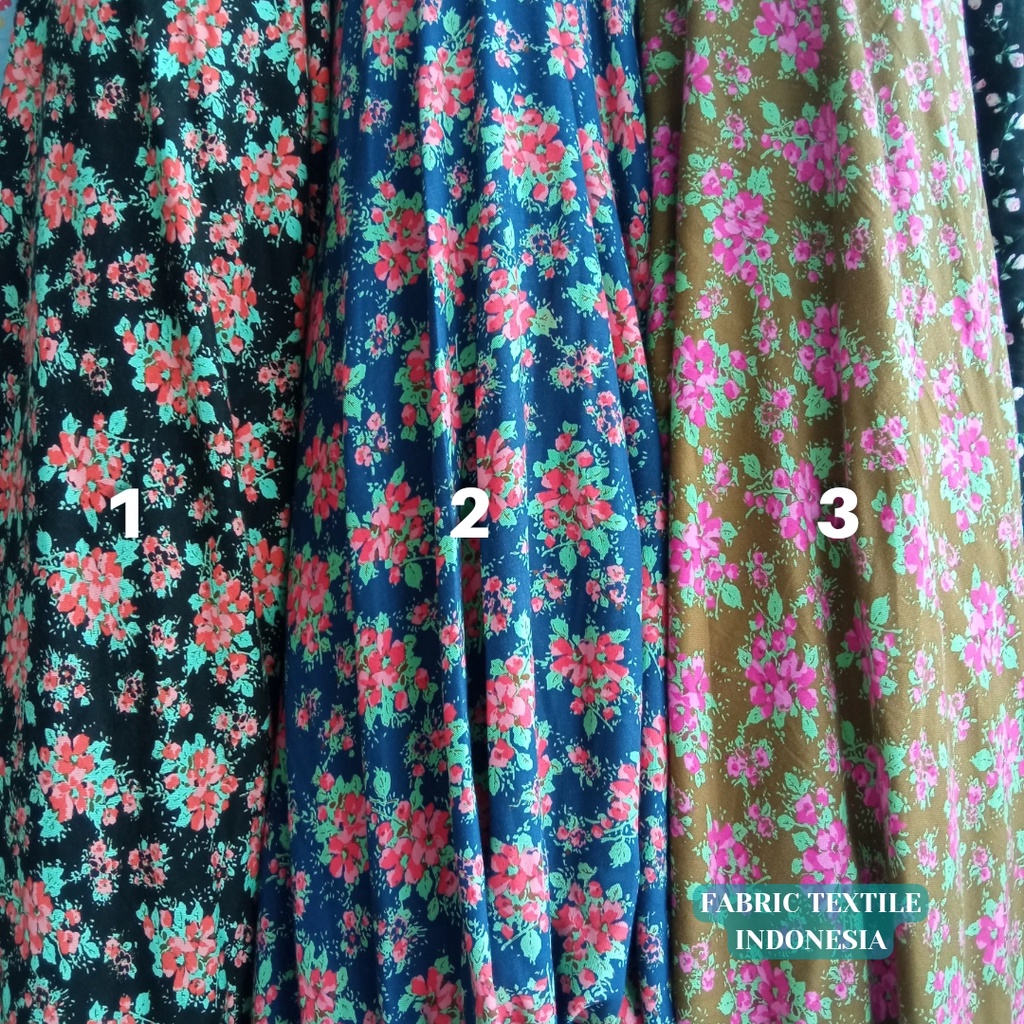 KAIN RAYON TWILL//TWILL RAYON MOTIF PREMIUM FLOWER