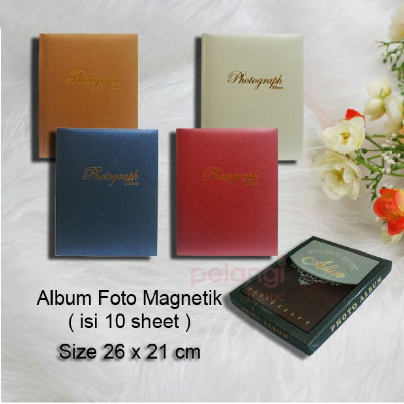 Album foto magnetik 3R - 6R isi 10 sheet