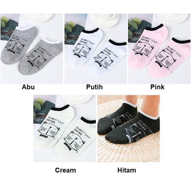 [DZ] KK09 - Kaos kaki Karakter Motif remaja /kaos kaki pendek mata kaki /kaos kaki wanita-4