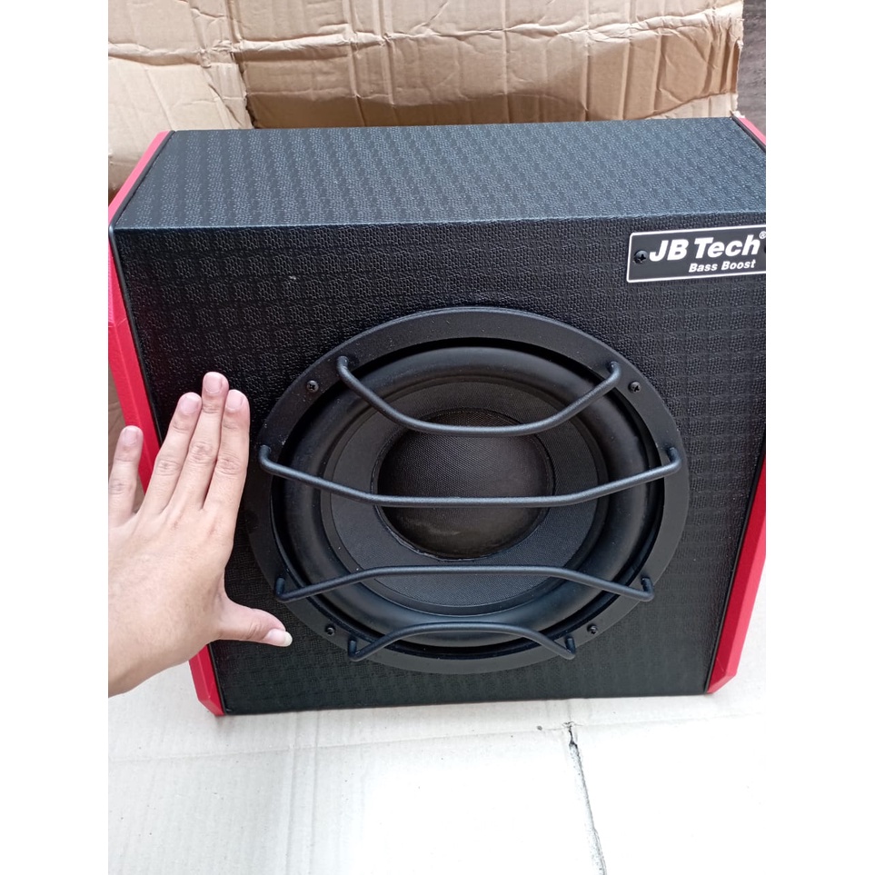 Subwoofer Aktif JB-Tech JT-108 BassTube Kotak / Bass Box Aktif 10 Inch / Basstube Petak Aktif / Subwoofer Aktif Bass Box JB Tech