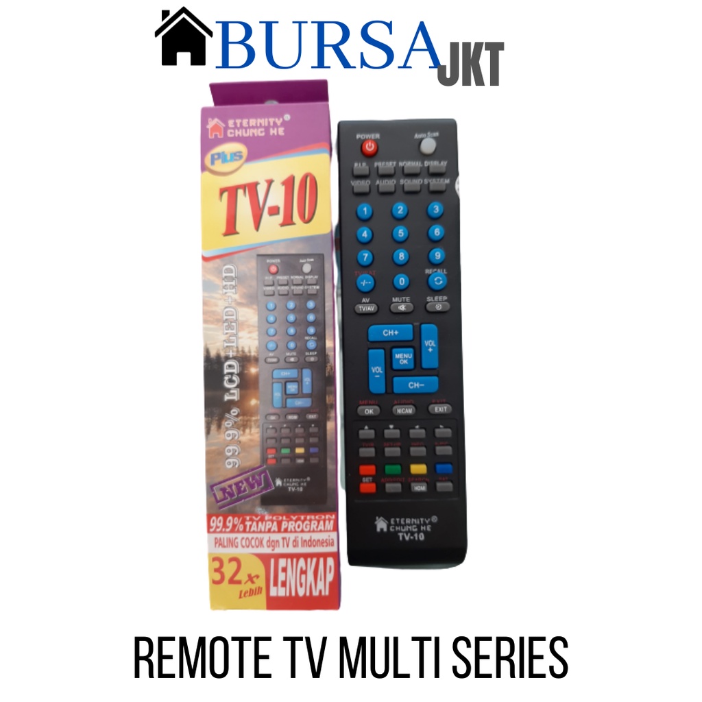 REMOTE TV TABUNG LCD LED MULTI CHUNGHE TV