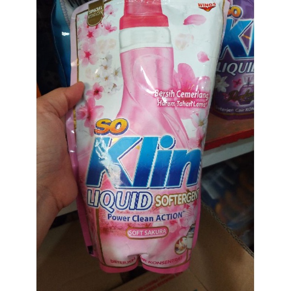 SoKlin Liquid Detergent Cair 750ml