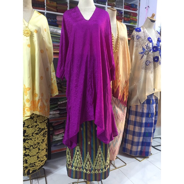 BAJU TUNIK BAJU LABBU WARNA MAGENTA