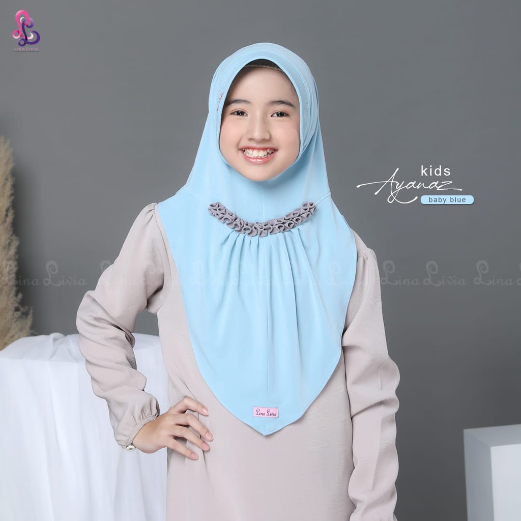 hijab instan anak Ayanaz kids Linalivia Hijab