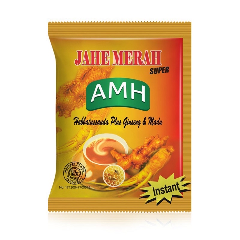 

jahe merah AMH renceng 12 sachet