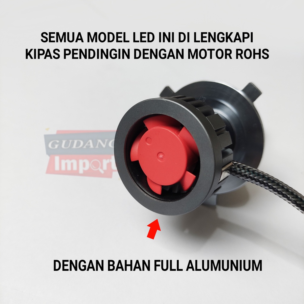 LAMPU LED MOBIL X16 SUPER TERANG H4 H11 H16 H1 H7 H8 H9 65 WATT