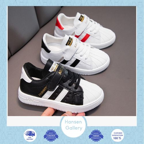 Hansen Gallery Sepatu Sneaker Anak Sepatu Fashion Anak Unisex Import Premium ABC Green HG 260