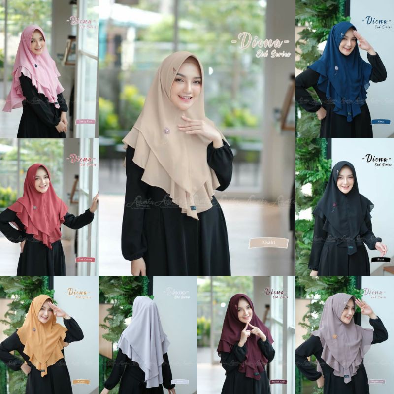 KHIMAR DIENA IED SERIES ORI AZAMKA/KHIMAR TERBARU AZAMKA 2021