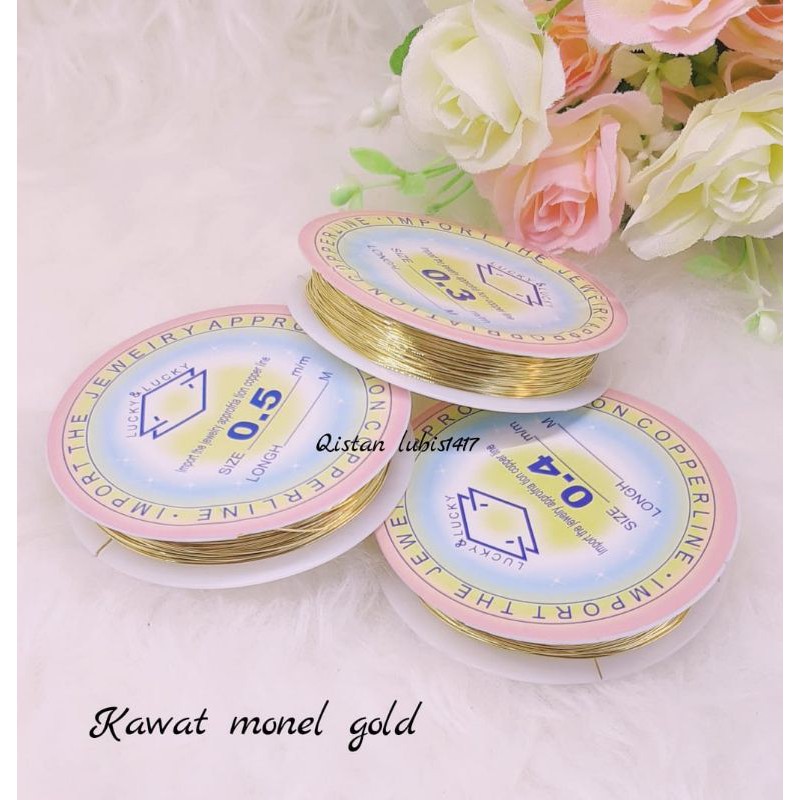 kawat monel gold n rosegold