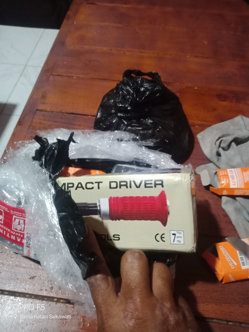 Ats Obeng Impact 7 Pcs Go Thru Screwdriver Set 7pcs Tekiro