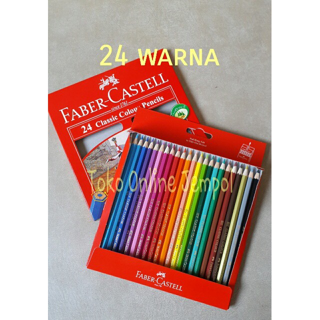 

ATK0081FC 24 warna Classic Colour Pensil Warna 115854 faber castell SD