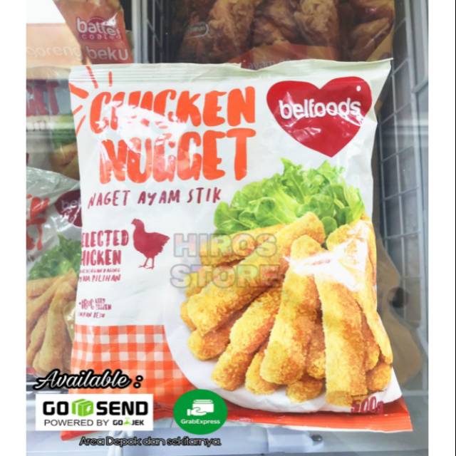 

Chicken Nugget Ayam Stick 500 Gram | Naget Stik | Nuget Ayam Belfoods