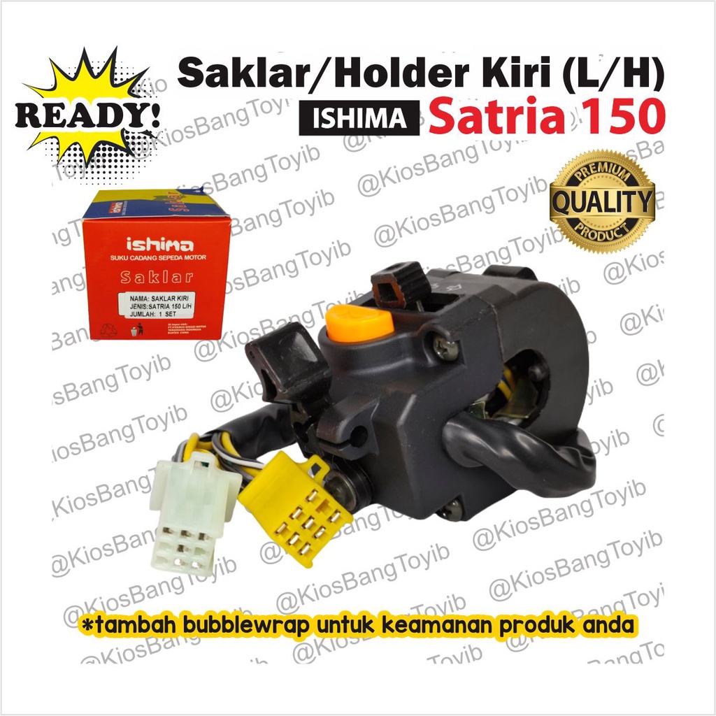 Saklar Holder Handle Switch Kiri Satria 150 (ISHIMA)