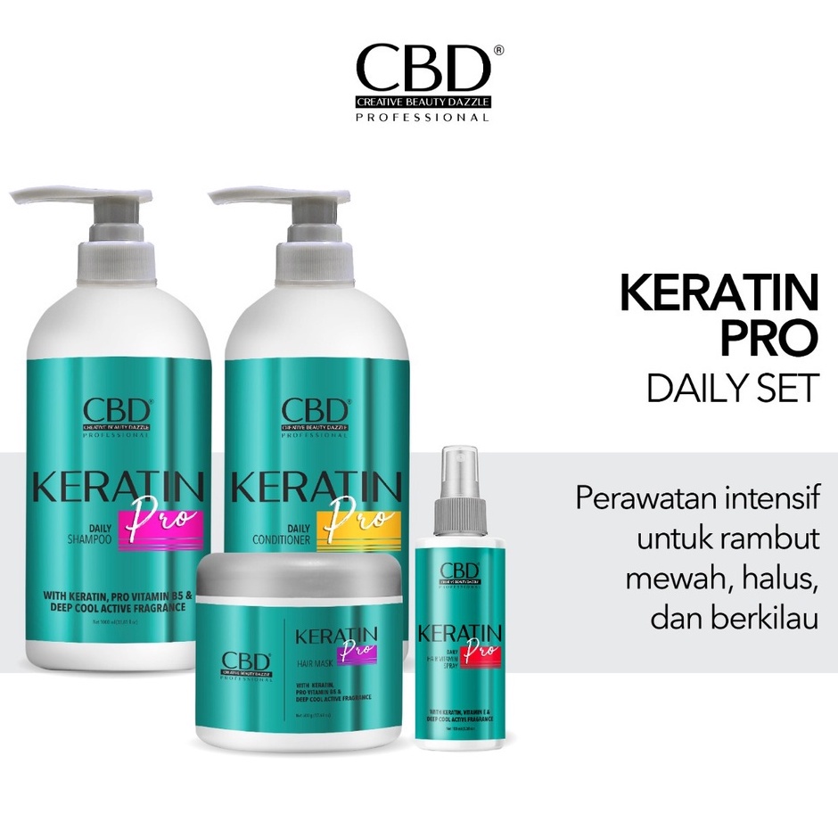 CBD Keratin Pro Daily Series | CBD Color Shield Series