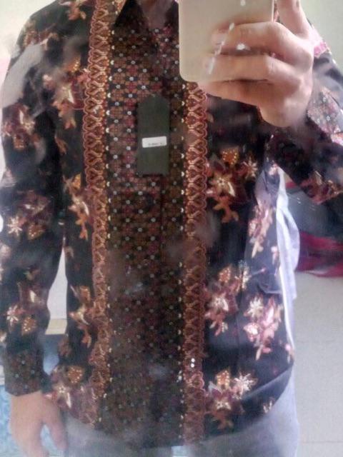 Odza Baju Batik Pria Modern Lengan Panjang