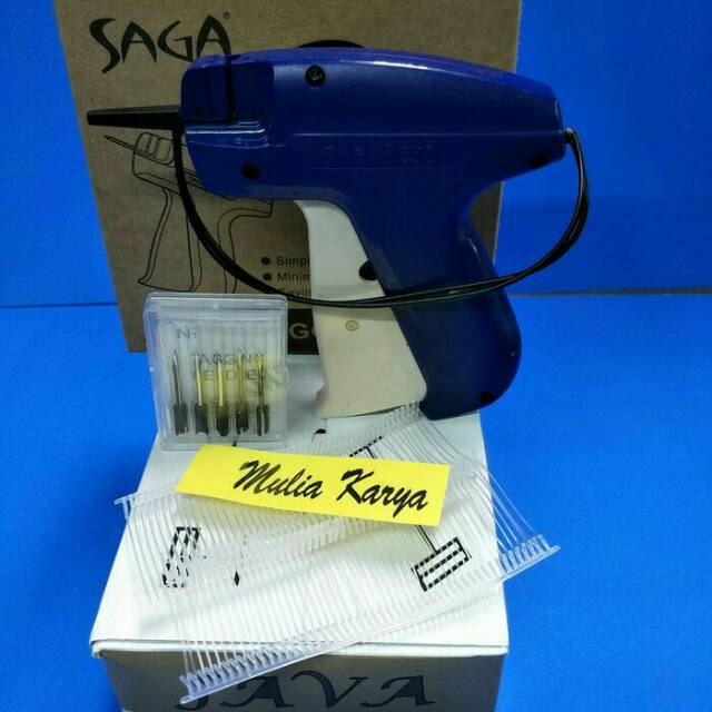 

Paket tag gun SAGA + 5 jarum + 5000 pc tag pin Berkualitas