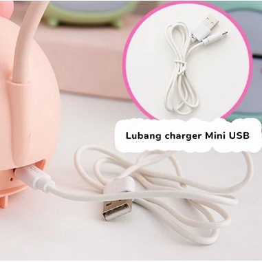Mikusoo Lampu Meja Belajar Anak Portable LED Elastis Terlaris Mini Karakter