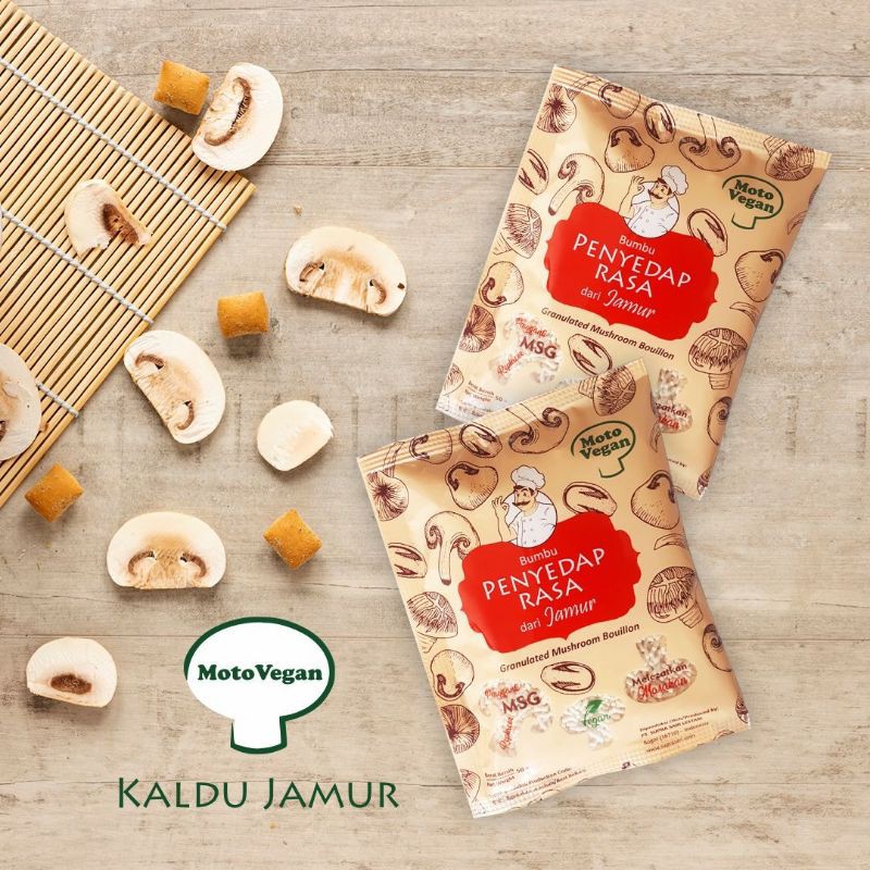 

MOTOVEGAN KALDU JAMUR - NON MSG - 5gr (Srenceng) - 50gr (Satuan)