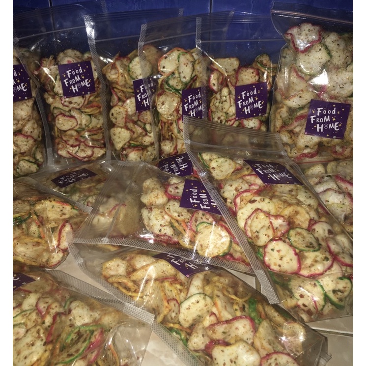 

kerupuk seblak pedas gurih