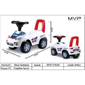 Mainan Mobil Duduk MVP Aventador Setir Biasa