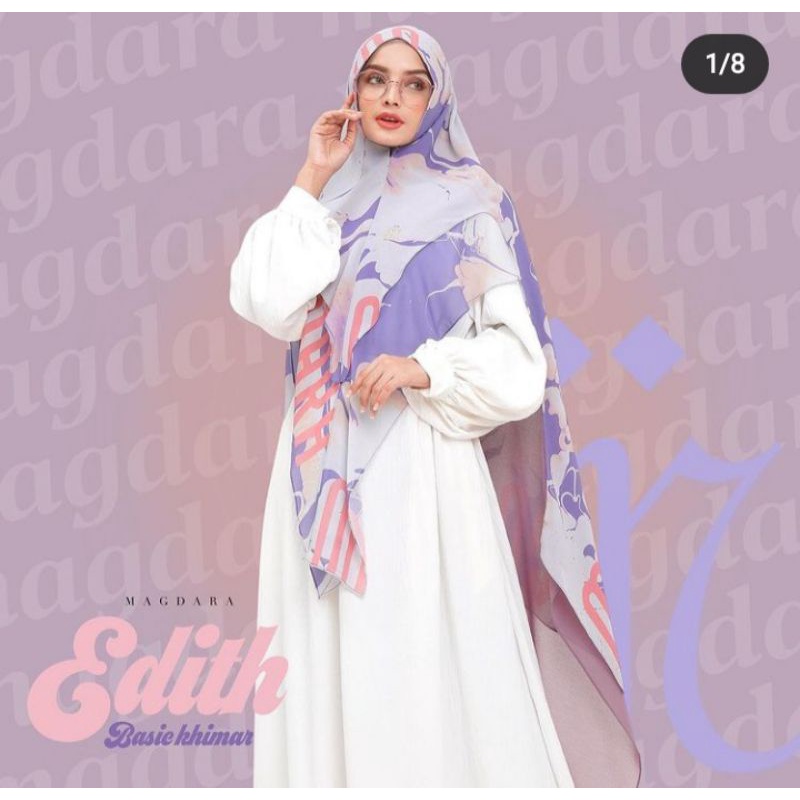 PL（preloved）khimar edith magdara