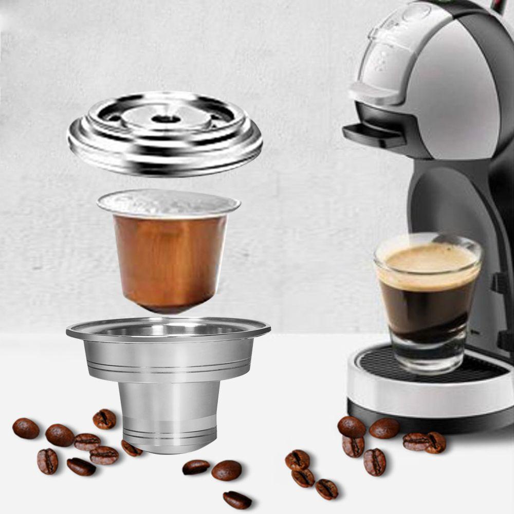 Solighter Coffee Capsule Adapter Bar Reusable Coffee Pods Konversi Ke Holder Kompatibel Dengan Dolce Gusto Kapsul Original