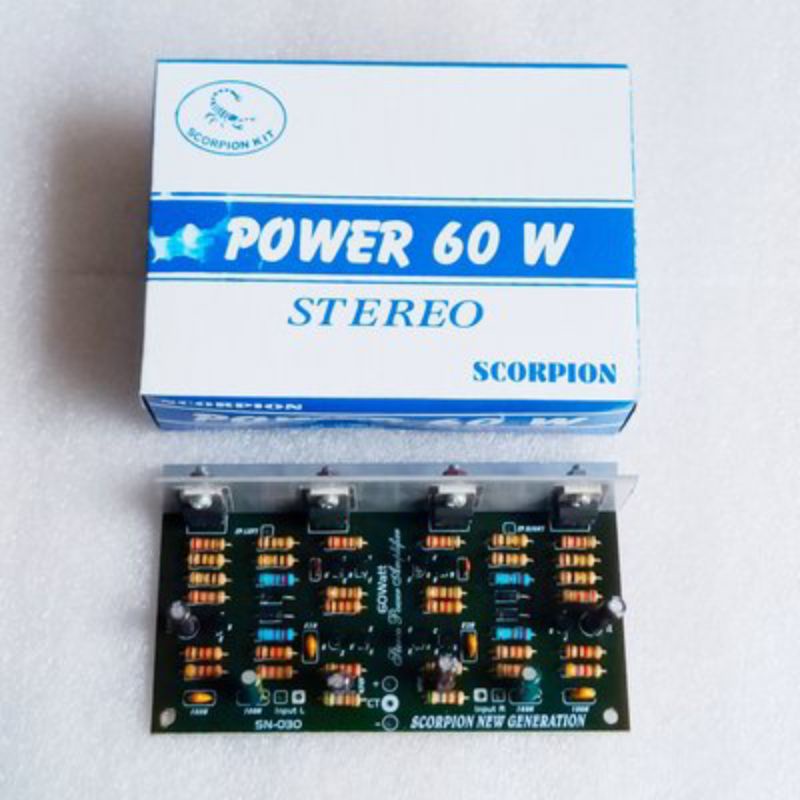 Kit Power Amplifier 60 Watt Stereo
