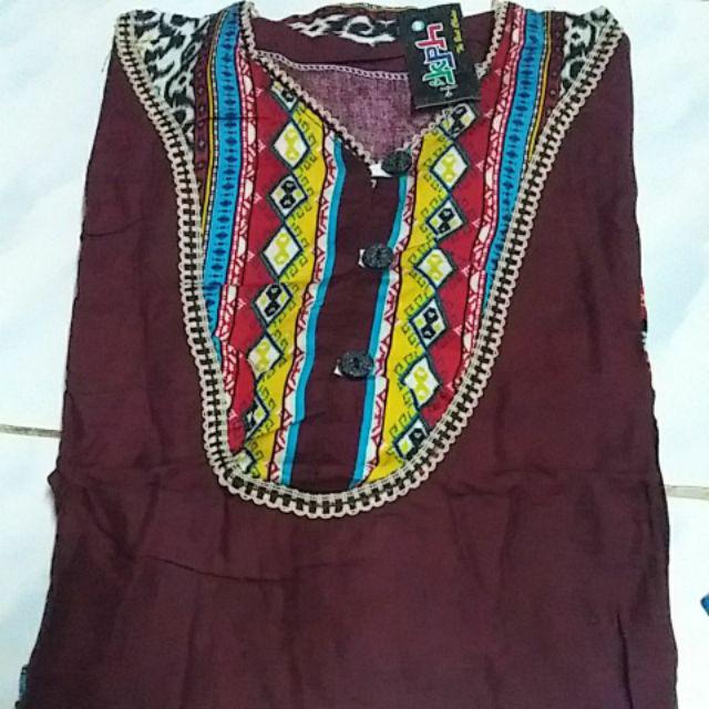 Anna Atasan Blouse Wanita Jumbo Fit To Xl