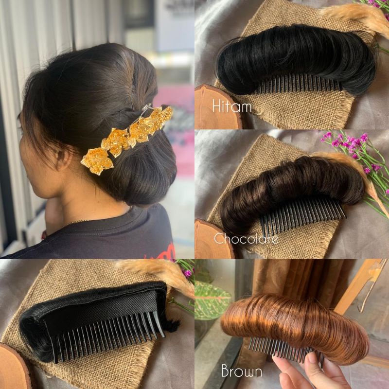 Alat Bantu Sasak Sirkam// sasak rambut // hairbun base // sasak panjang // sasak rambut panjang