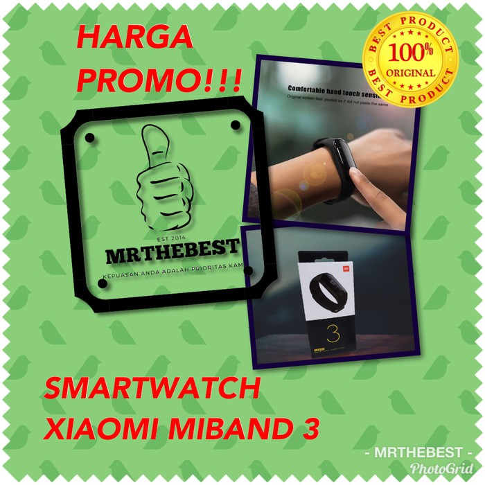 XIAOMI MI BAND 3 MIBAND 3 MIBAND3 MONITOR LCD JAM SMART WATCH ORIGINAL