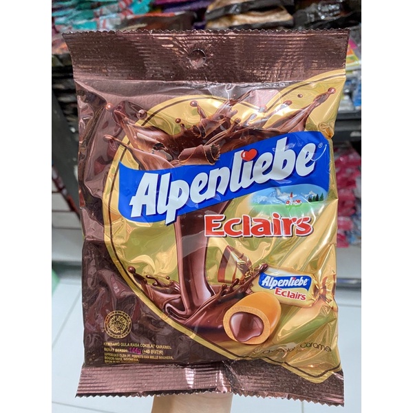 

Alpenliebe eclairs permen coklat 1pak isi 40pcs