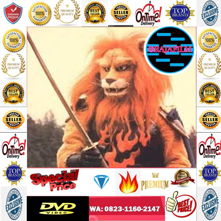 Kaset CD DVD Film Tokusatsu Lionman