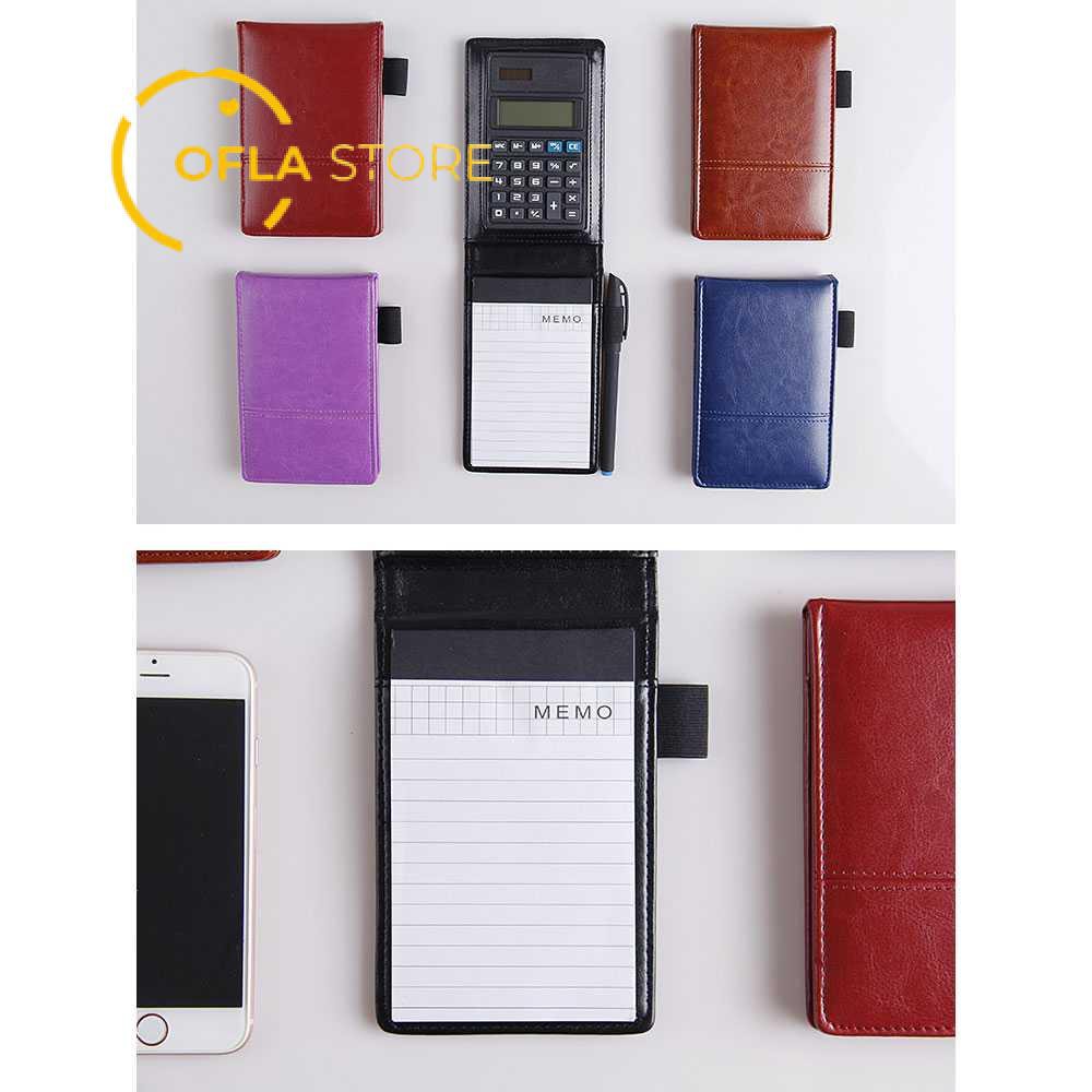 

Ofla Store | Buku Catatan Binder Note Cover Kulit with Kalkulator - Y8303