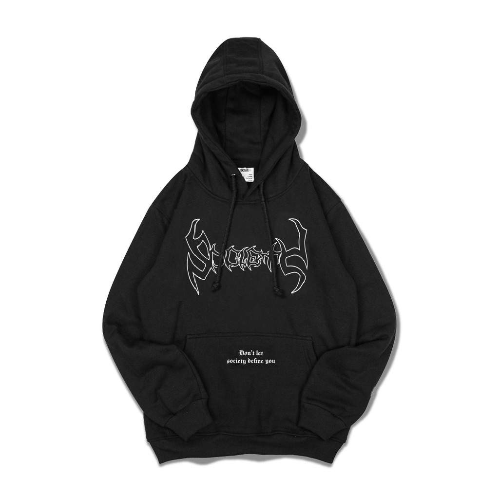 Jual SOCIALE HOODIE DEFINE BLACK UNISEX Indonesia