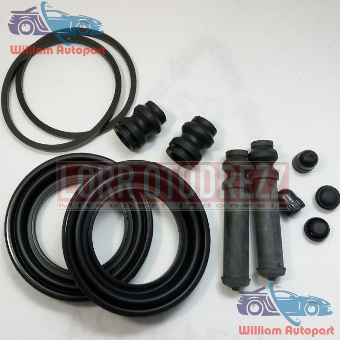 Sealkit - repairkit kaliper rem depan Lancer 1993-2002 - evo 3 & evo 4