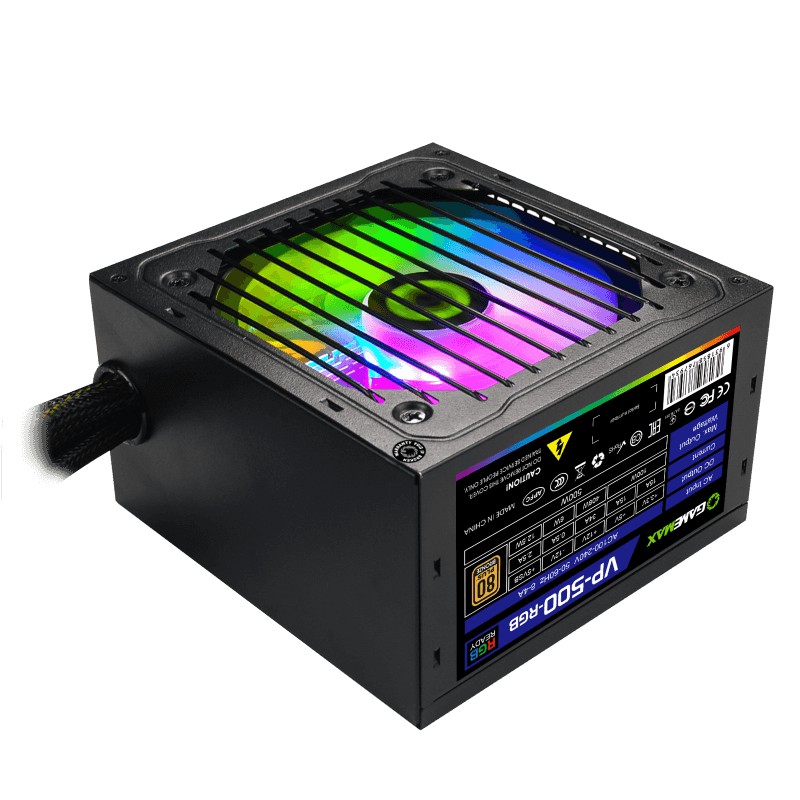 Gamemax PSU VP 500 RGB VP500 80+ Bronze