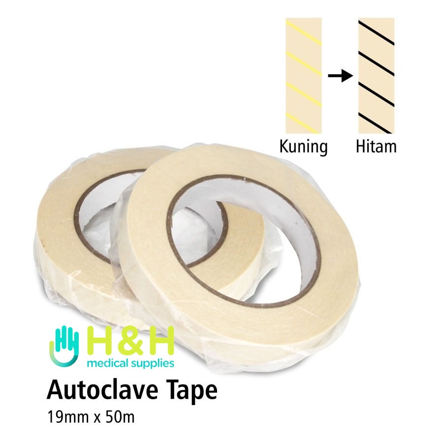 Autoclave Tape / lakban Autoclave / Solatip Autoclave