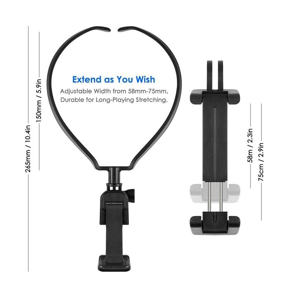 HOLDER NECK VIEW RECORDING UP TO 6 INCI