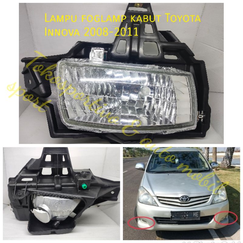 Lampu foglamp kabut depan Toyota Innova 2008-2011