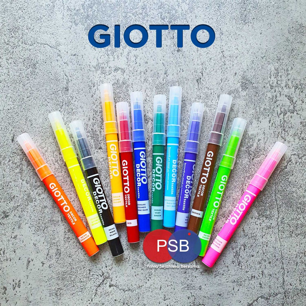 

Giotto Decor Textile / Spidol kain / Textile Marker