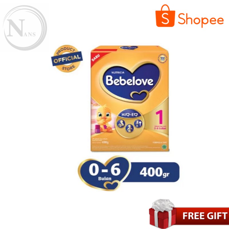 Bebelove 1 400gr - Susu Formula Bayi 0-6 Bulan