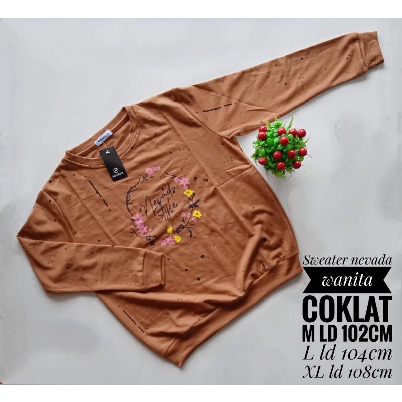 Sweater Nevada cewek branded matahari bagus