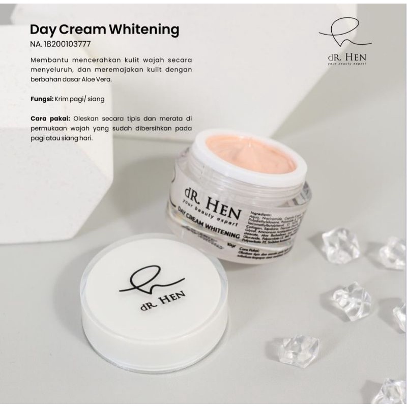 dR Hen - Day Cream Whitening / Hen Skincare