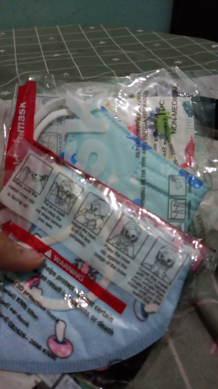 Masker Anak Kain Premium Isi 3 Pcs / Masker Duckbill Anak / Masker Kain Anak