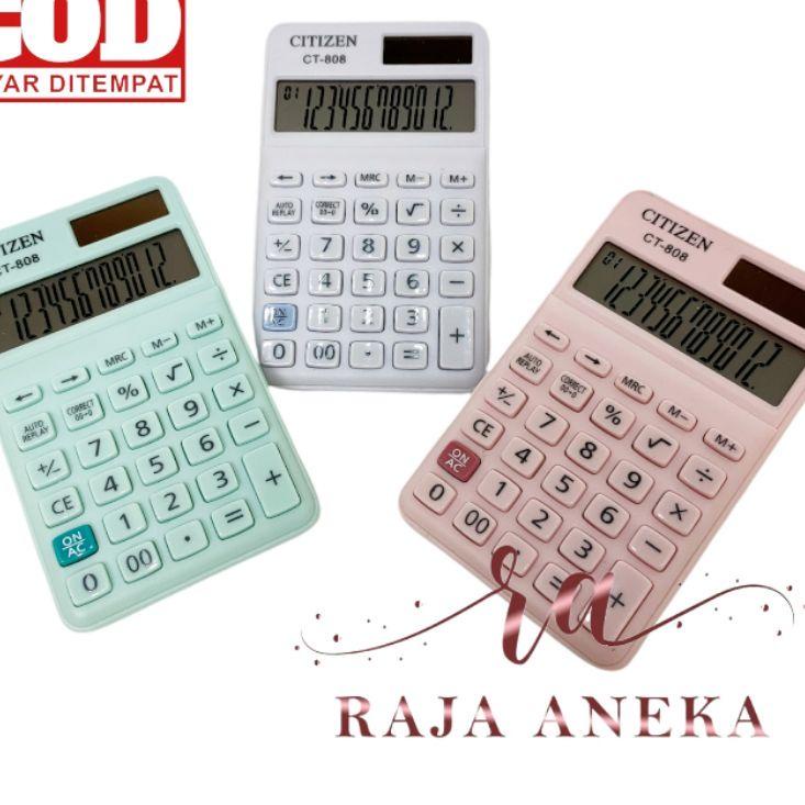 

Recomend Kalkulator Calculator Citizen CT 808 12 Digit Warna Menarik CT-808